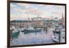 Fisherman’S Wharf Sunset-Stanton Manolakas-Framed Giclee Print