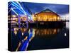 Fisherman's Wharf Tavern, Mariners Cove, Gold Coast, Queensland, Australia-David Wall-Stretched Canvas