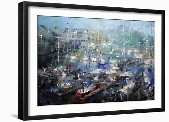 Fisherman’s Wharf-Mark Lague-Framed Art Print