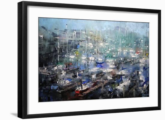 Fisherman’s Wharf-Mark Lague-Framed Art Print