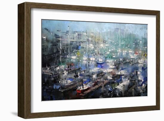 Fisherman’s Wharf-Mark Lague-Framed Art Print