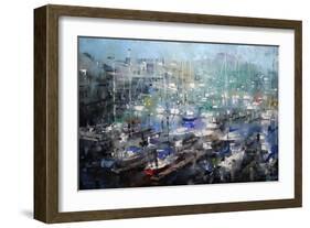 Fisherman’s Wharf-Mark Lague-Framed Art Print