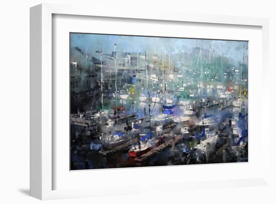 Fisherman’s Wharf-Mark Lague-Framed Art Print