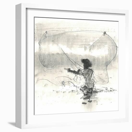 Fisherman, Sri Lanka, 2015-Lincoln Seligman-Framed Giclee Print