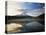 Fisherman, Trillium Lake, Mt Hood National Forest, Mt Hood Wilderness Area, Oregon, USA-Adam Jones-Stretched Canvas