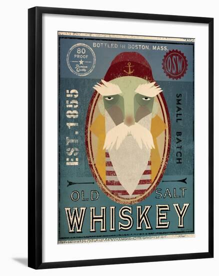 Fisherman VIII Old Salt Whiskey-Ryan Fowler-Framed Art Print