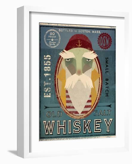 Fisherman VIII Old Salt Whiskey-Ryan Fowler-Framed Art Print