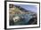 Fisherman Working on Harbour Quayside with View Towards Amalfi Town and Fishing Boats-Eleanor Scriven-Framed Photographic Print