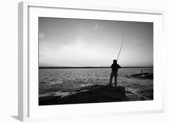 Fisherman-Stephen Gassman-Framed Art Print