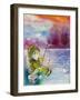 Fisherman-Oxana Zaika-Framed Giclee Print