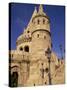 Fishermans Bastion a Landmark in Budapest, Hungary, Europe-Miller John-Stretched Canvas