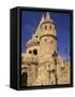 Fishermans Bastion a Landmark in Budapest, Hungary, Europe-Miller John-Framed Stretched Canvas