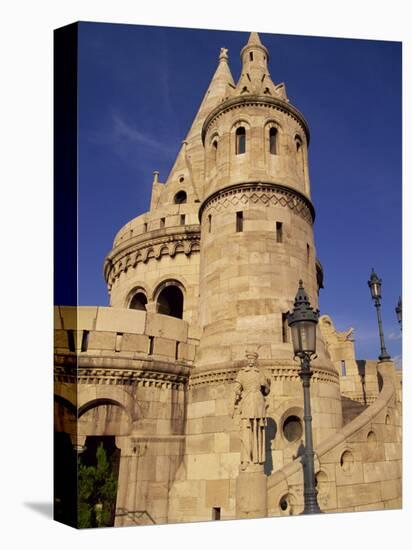 Fishermans Bastion a Landmark in Budapest, Hungary, Europe-Miller John-Stretched Canvas