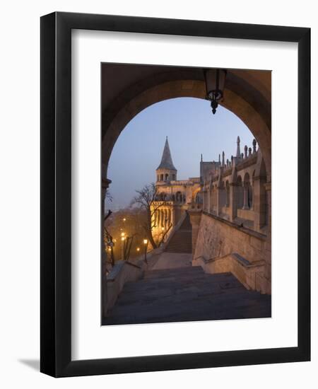 Fishermans Bastion, Castle Hill Area, Budapest, Hungary-Christian Kober-Framed Photographic Print