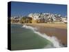 Fishermans Beach, Albufeira, Algarve, Portugal-Neale Clarke-Stretched Canvas