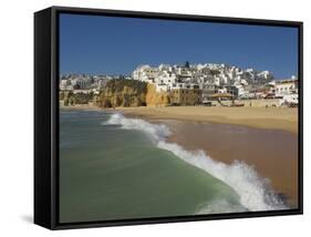 Fishermans Beach, Albufeira, Algarve, Portugal-Neale Clarke-Framed Stretched Canvas