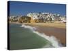 Fishermans Beach, Albufeira, Algarve, Portugal-Neale Clarke-Stretched Canvas