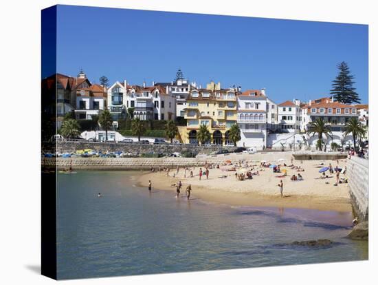 Fishermans Beach, Cascais, Portugal, Europe-Jeremy Lightfoot-Stretched Canvas