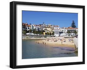 Fishermans Beach, Cascais, Portugal, Europe-Jeremy Lightfoot-Framed Photographic Print