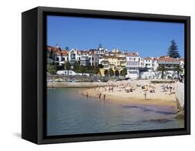 Fishermans Beach, Cascais, Portugal, Europe-Jeremy Lightfoot-Framed Stretched Canvas