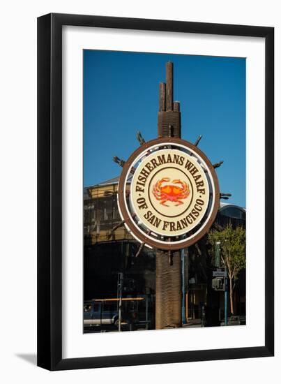 Fishermans Wharf Sign-Steve Gadomski-Framed Photographic Print