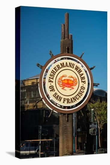 Fishermans Wharf Sign-Steve Gadomski-Stretched Canvas