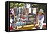 Fishermans Wharf Street vendor Booth, San Francisco, California-Anna Miller-Framed Stretched Canvas