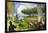 Fishermen - a Fantastic Scene-Paul C?zanne-Framed Art Print