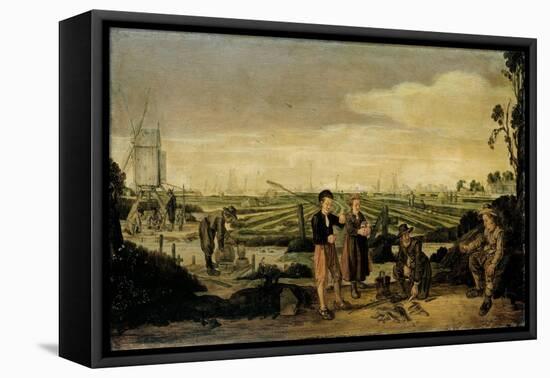 Fishermen and Farmers-Arent Arentsz-Framed Stretched Canvas
