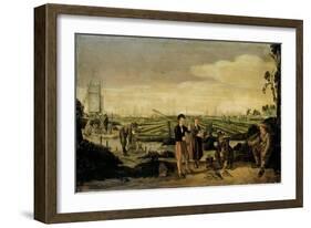 Fishermen and Farmers-Arent Arentsz-Framed Art Print