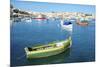 Fishermen and Luzzus in Marsaxlokk Harbor, Malta-Richard Wright-Mounted Photographic Print