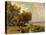 Fishermen at Lake Balaton-Geza Meszoly-Stretched Canvas