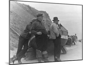 Fishermen at Overstrand-Staniland Pugh-Mounted Photographic Print