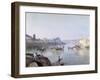 Fishermen at Ripa Grande-Ettore Roesler Franz-Framed Giclee Print