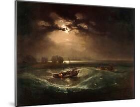 Fishermen at Sea, The Cholmeley Sea Piece, 1796-J M W Turner-Mounted Giclee Print