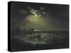 Fishermen at Sea-J. M. W. Turner-Stretched Canvas