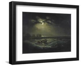 Fishermen at Sea-J. M. W. Turner-Framed Premium Giclee Print