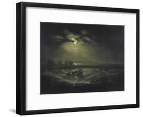 Fishermen at Sea-J. M. W. Turner-Framed Giclee Print