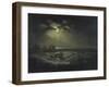 Fishermen at Sea-J. M. W. Turner-Framed Giclee Print