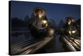 Fishermen Brothers 2-Moises Levy-Stretched Canvas