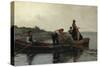 Fishermen by Jahn Ekenaes-Jahn Ekenaes-Stretched Canvas