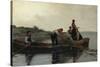 Fishermen by Jahn Ekenaes-Jahn Ekenaes-Stretched Canvas