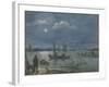 Fishermen by Moonlight, 1595-1634-Hendrick Avercamp-Framed Art Print