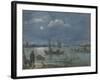 Fishermen by Moonlight, 1595-1634-Hendrick Avercamp-Framed Art Print