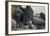 Fishermen by Oscar Arnold Wergeland-Oscar Arnold Wergeland-Framed Giclee Print