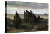 Fishermen Carrying a Drowned Man, C1861-Jozef Israels-Stretched Canvas