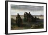 Fishermen Carrying a Drowned Man, C1861-Jozef Israels-Framed Giclee Print