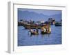 Fishermen Coming Ashore in Thung Chais (Basket Boats), Cau Dau, Near Nha Trang, Vietnam, Indochina-Robert Francis-Framed Photographic Print