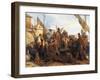 Fishermen Departing on the Adriatic, 1834-Louis Leopold Robert-Framed Giclee Print