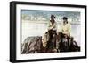 Fishermen, Fishing Town of Molle, on the Headlands of Kullen in the Kattegat, Sweden, C1923-null-Framed Giclee Print